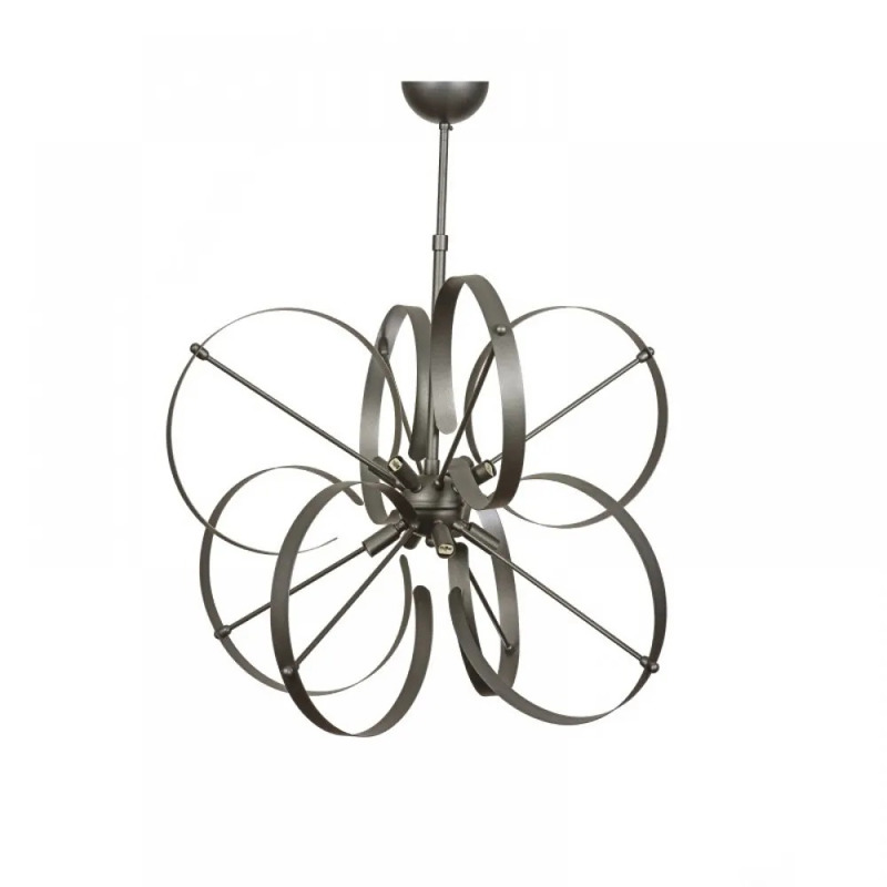 NG Lighting Κρεμαστό Φωτιστικό Οροφής Χειροποίητο Μεταλλικό Μολυβί Οχτάφωτο G9 60x80cm 2026525